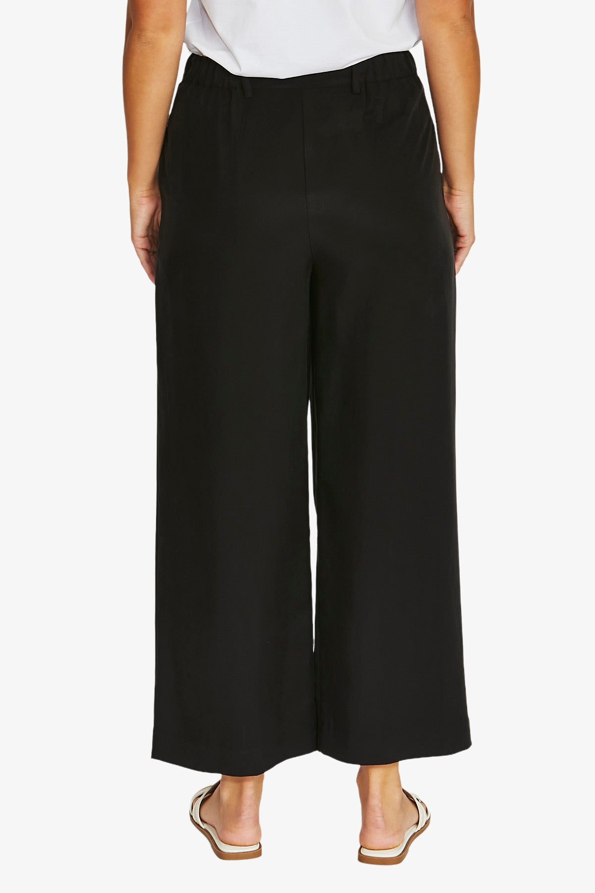 Womens 78 Pleat Front Pant Black 616j7012a