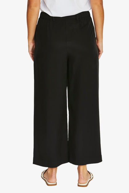 Womens 78 Pleat Front Pant Black 616j7012a