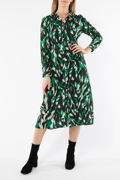 Women's Abstract Zebra Dress