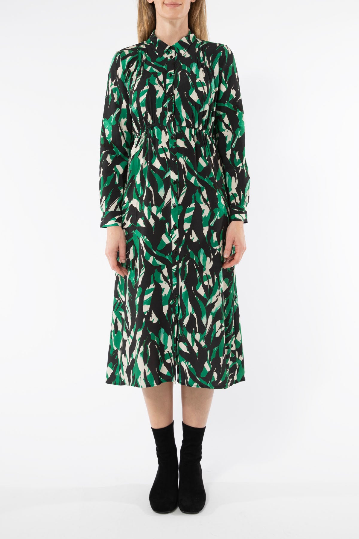 Women's Abstract Zebra Dress