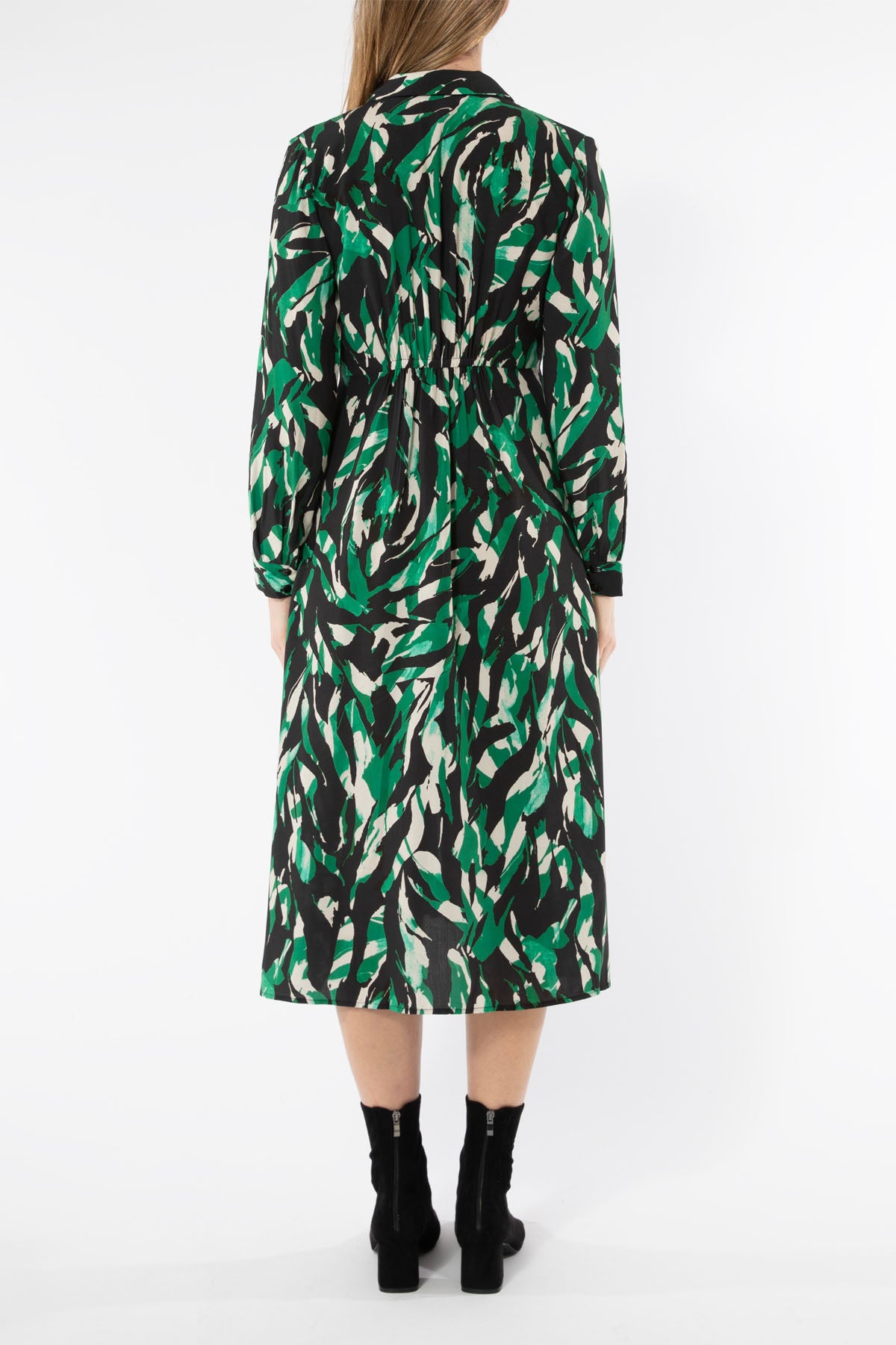 Women's Abstract Zebra Dress