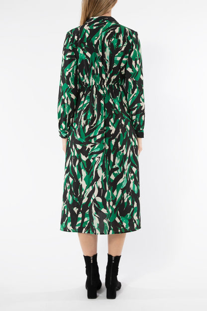 Women's Abstract Zebra Dress