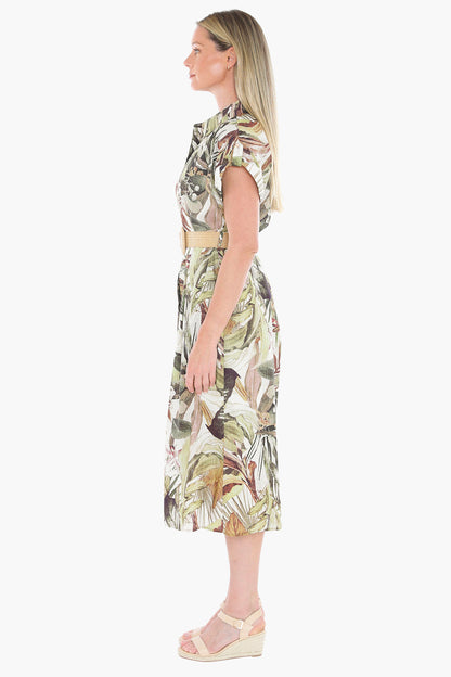 Womens Balmy Tropics Dress Multicolor 596j5172a