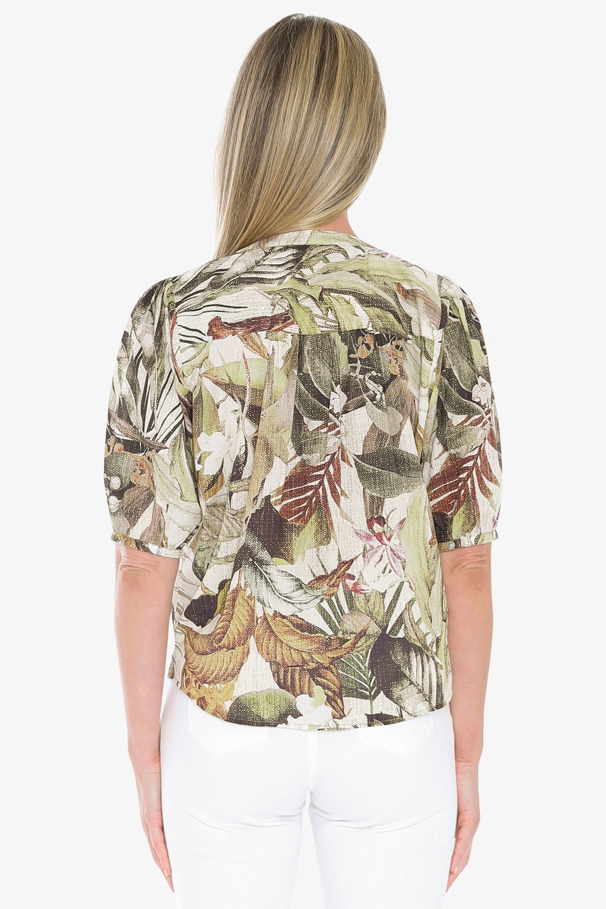 Womens Balmy Tropics Top Multicolor 596j3173a