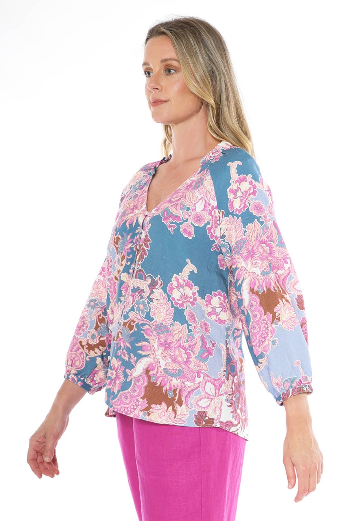 Women's Baroque Top in Multicolour