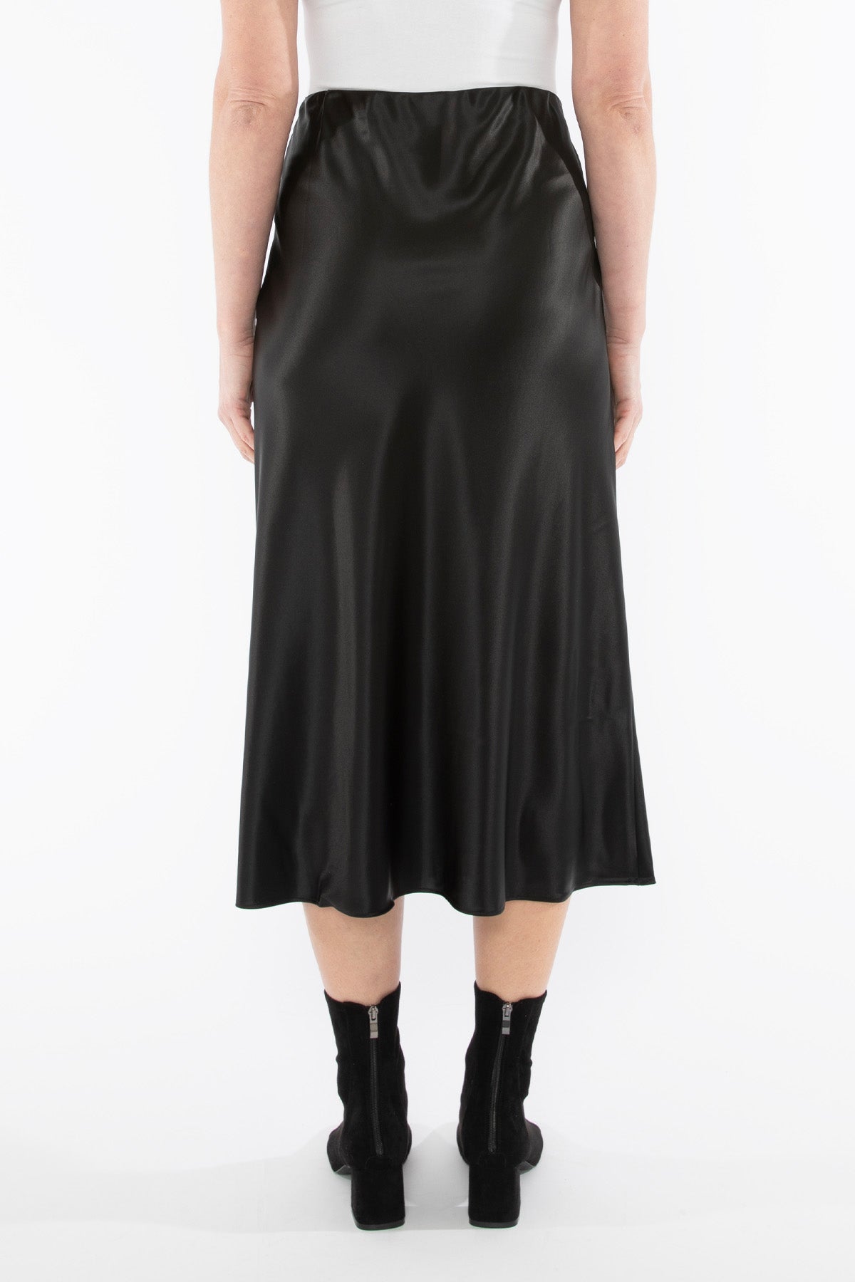 Women's Bias Satin Skirt