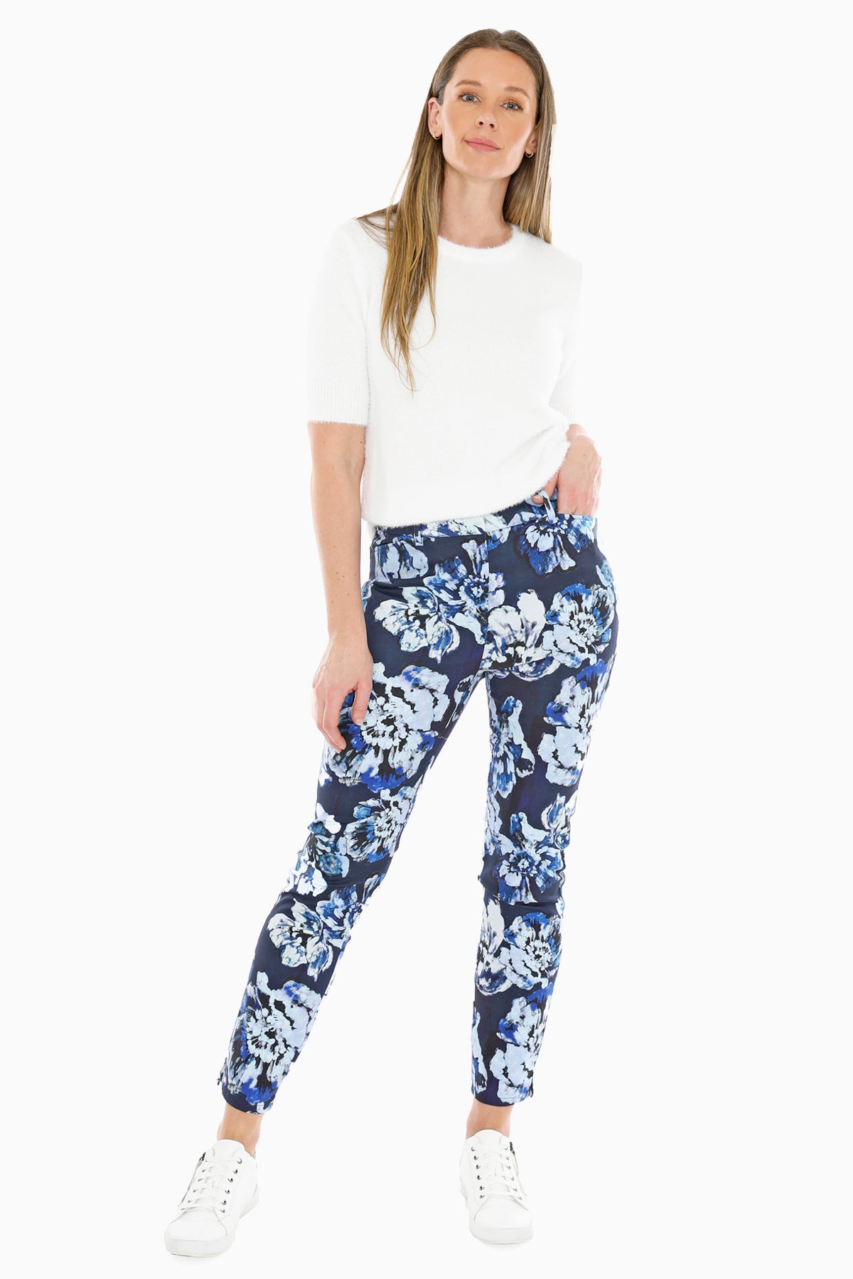 The Blue Bloom Pant in Multi