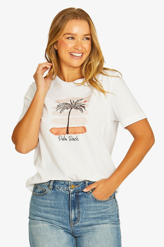 Womens Coco Palm Tee Multicolor 61612009a