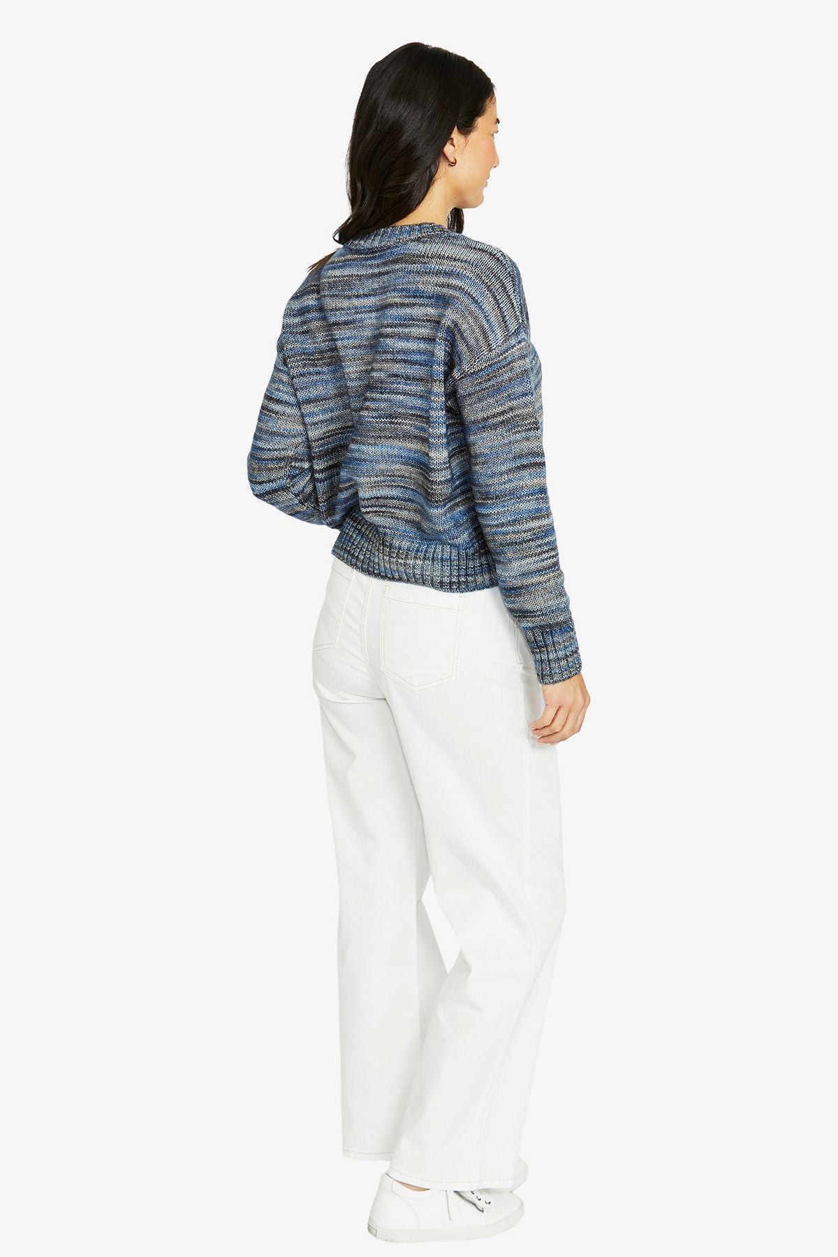 Womens Colour Mix Pullover Blue 60611051a