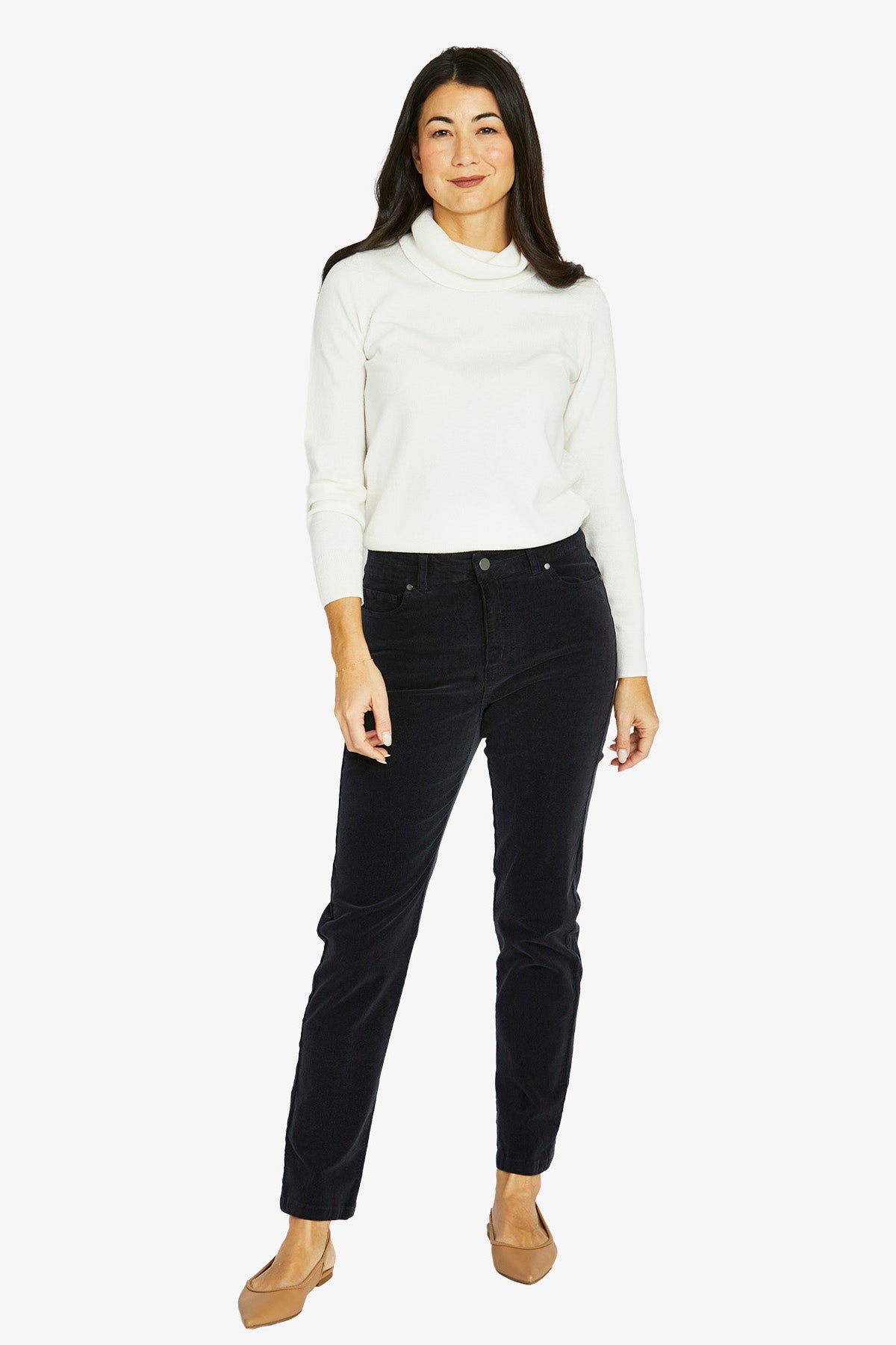 Womens Cord Jean Blue 606j7048a