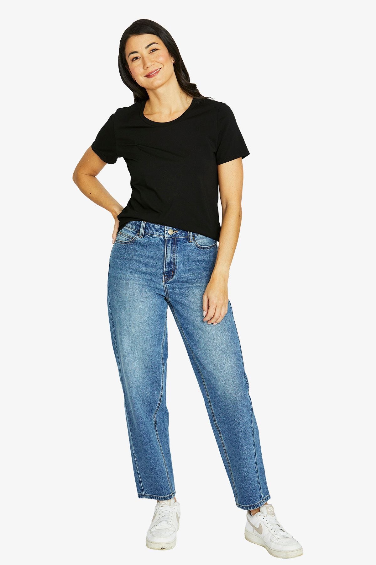 Womens Core Crew Ss Tee Black 60612009a