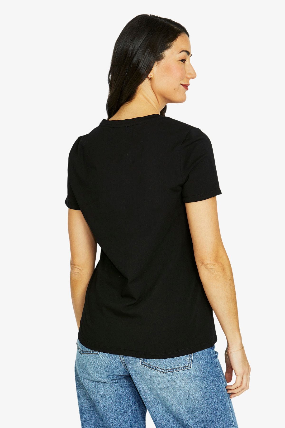 Womens Core Crew Ss Tee Black 60612009a