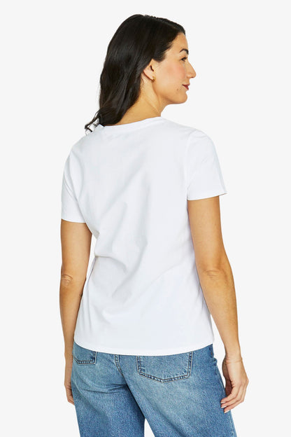 Womens Core Crew Ss Tee White 60612009a