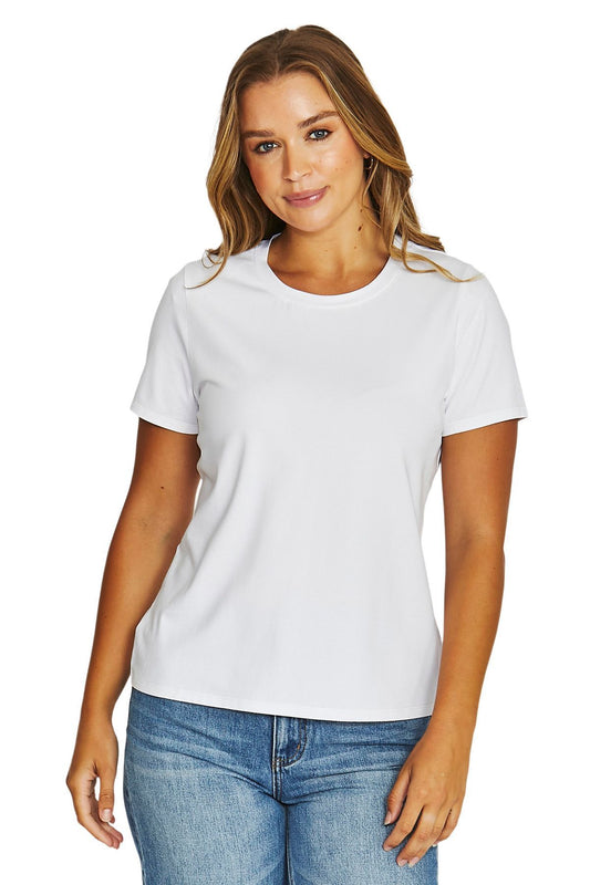 Womens Core Ss Tee White 61612028a