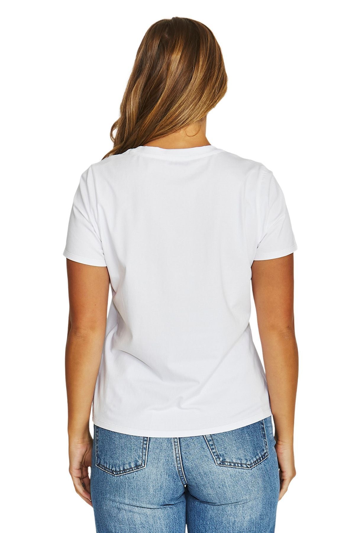 Womens Core Ss Tee White 61612028a