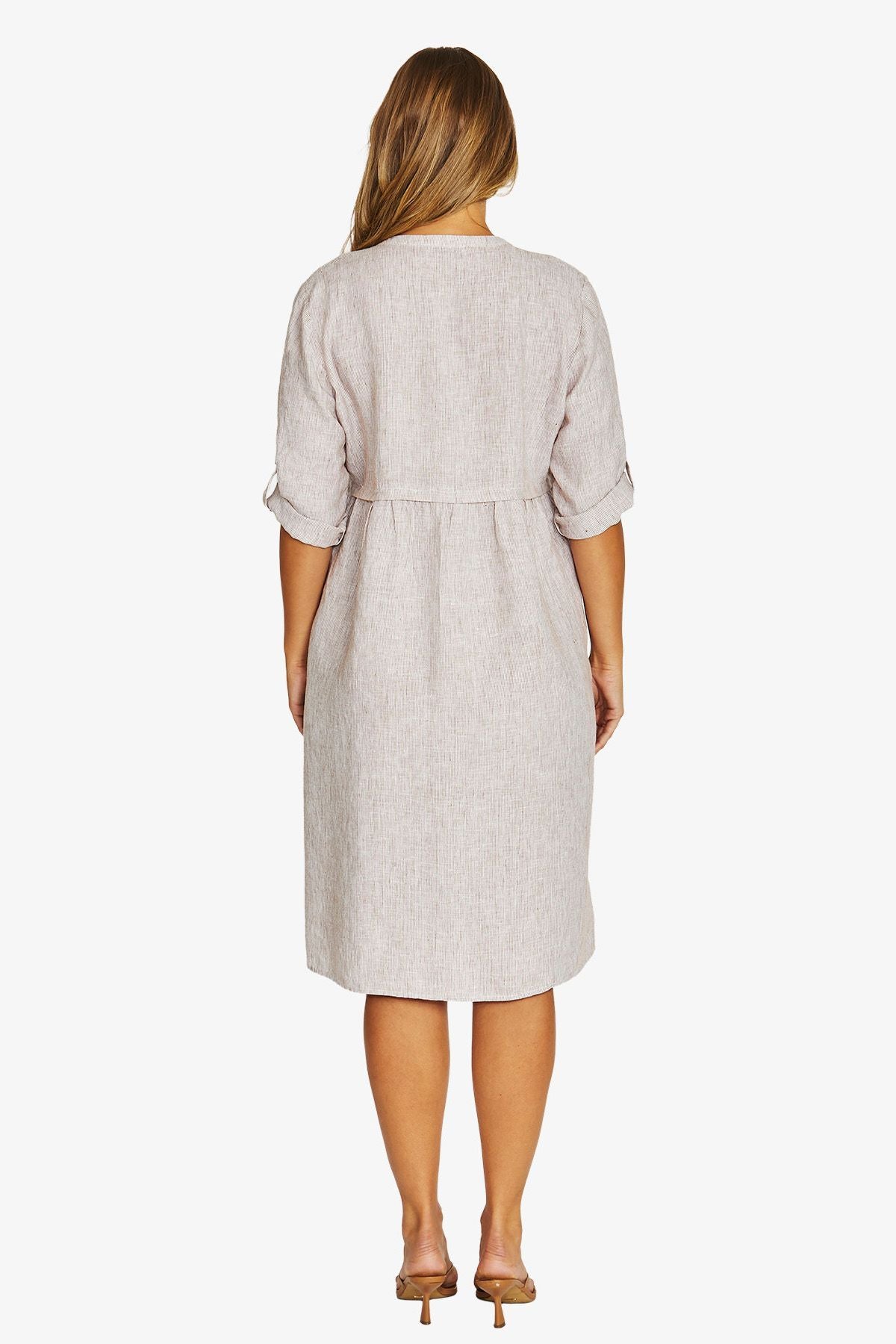 Womens Core Stripe Dress Multicolor 616j5179a
