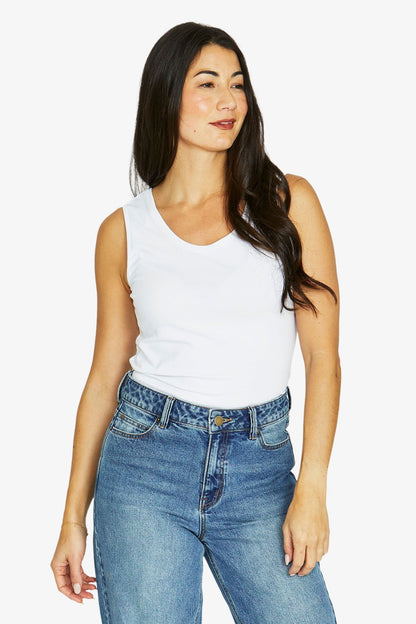 Womens Core Tank White 60612008a