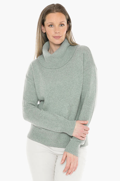 Cowl Neck Pullover in Alpine