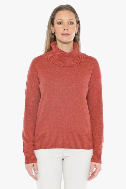 Cowl Neck Pullover in Autumn