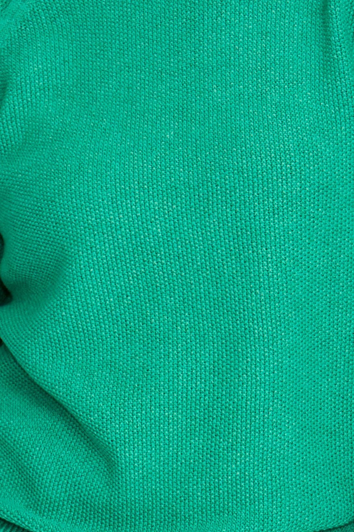 Womens Cross Stitch Pullover Green 60611032a