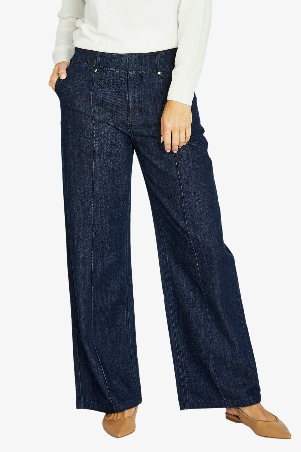 Womens Dark Denim Pant Navy 606j7028a