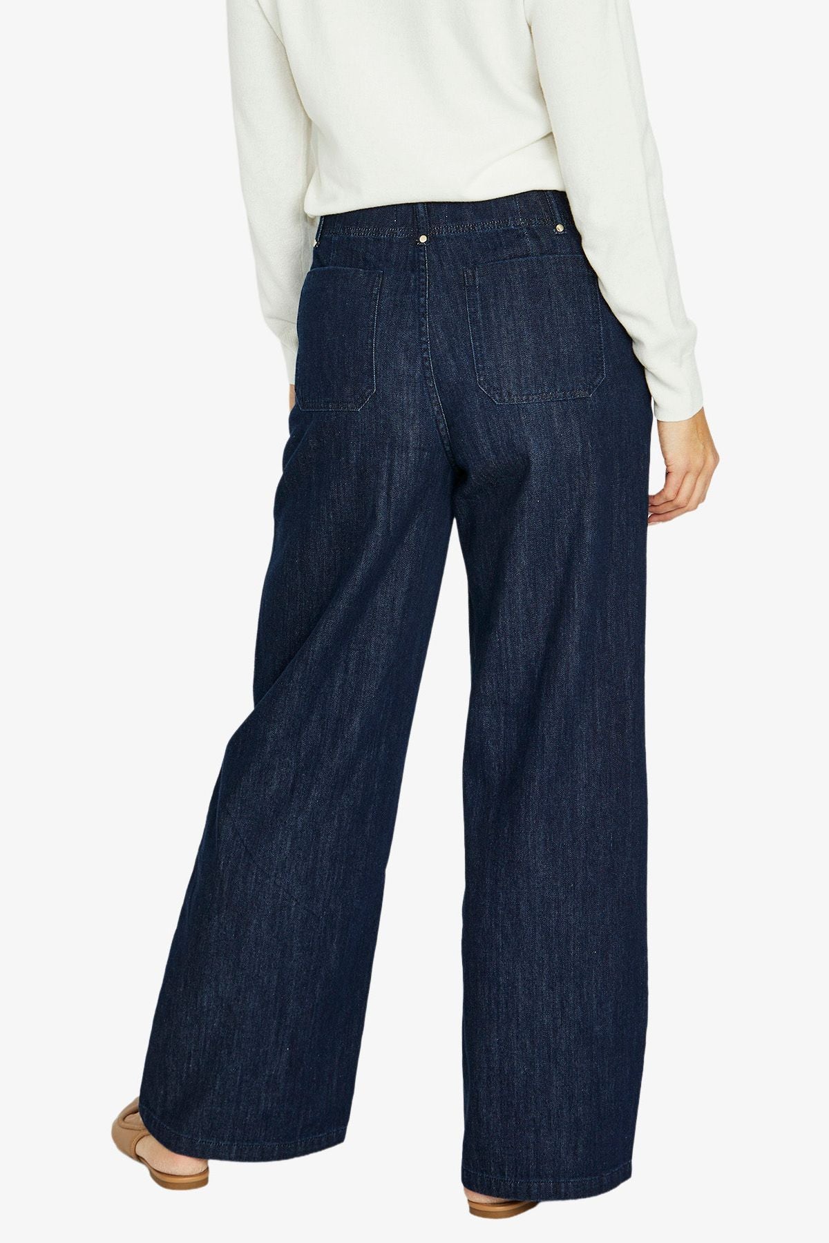 Womens Dark Denim Pant Navy 606j7028a