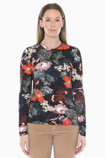 Deco Floral Tee in Multi
