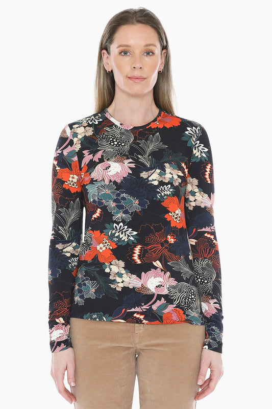 Deco Floral Tee in Multi