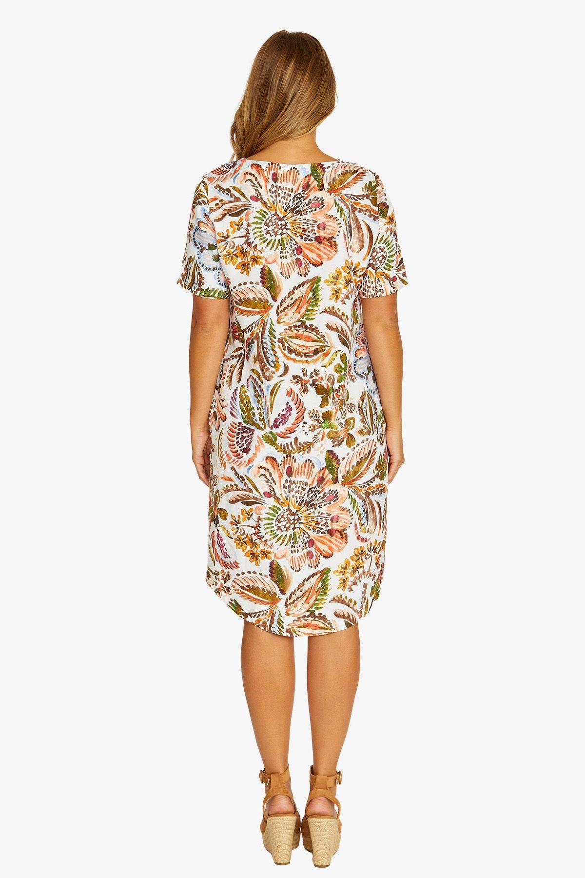 Womens Desert Bloom Dress Multicolor 616j5122a