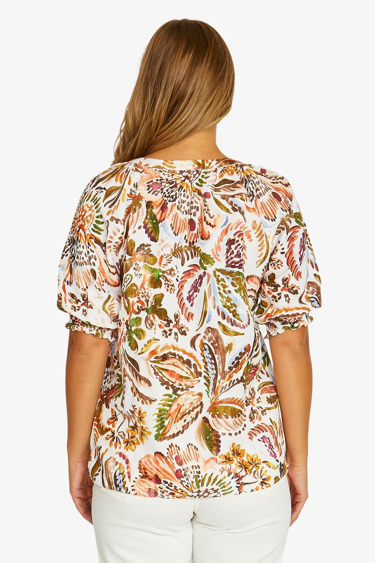 Womens Desert Bloom Top Multicolor 616j3121a