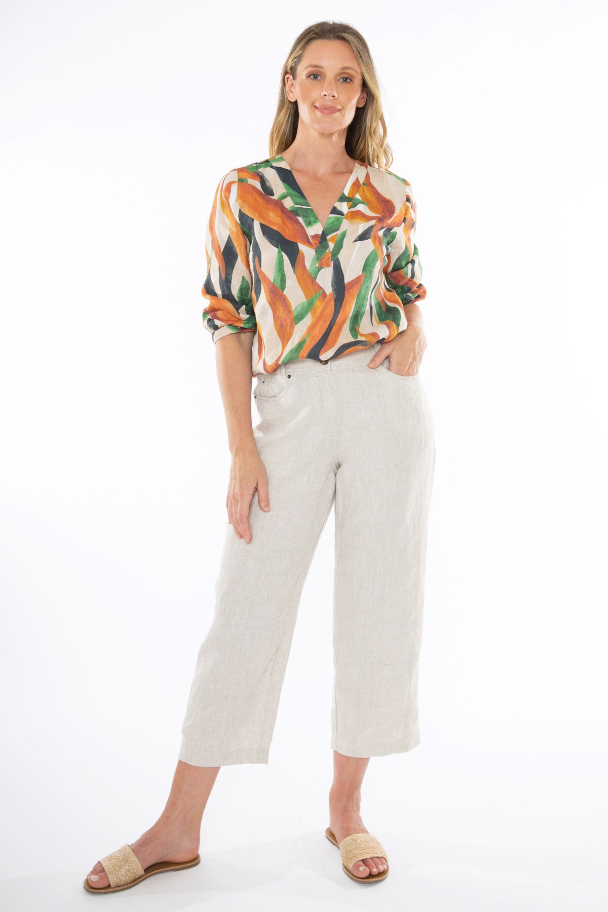 Women's Desert Garden Top in Multicolour