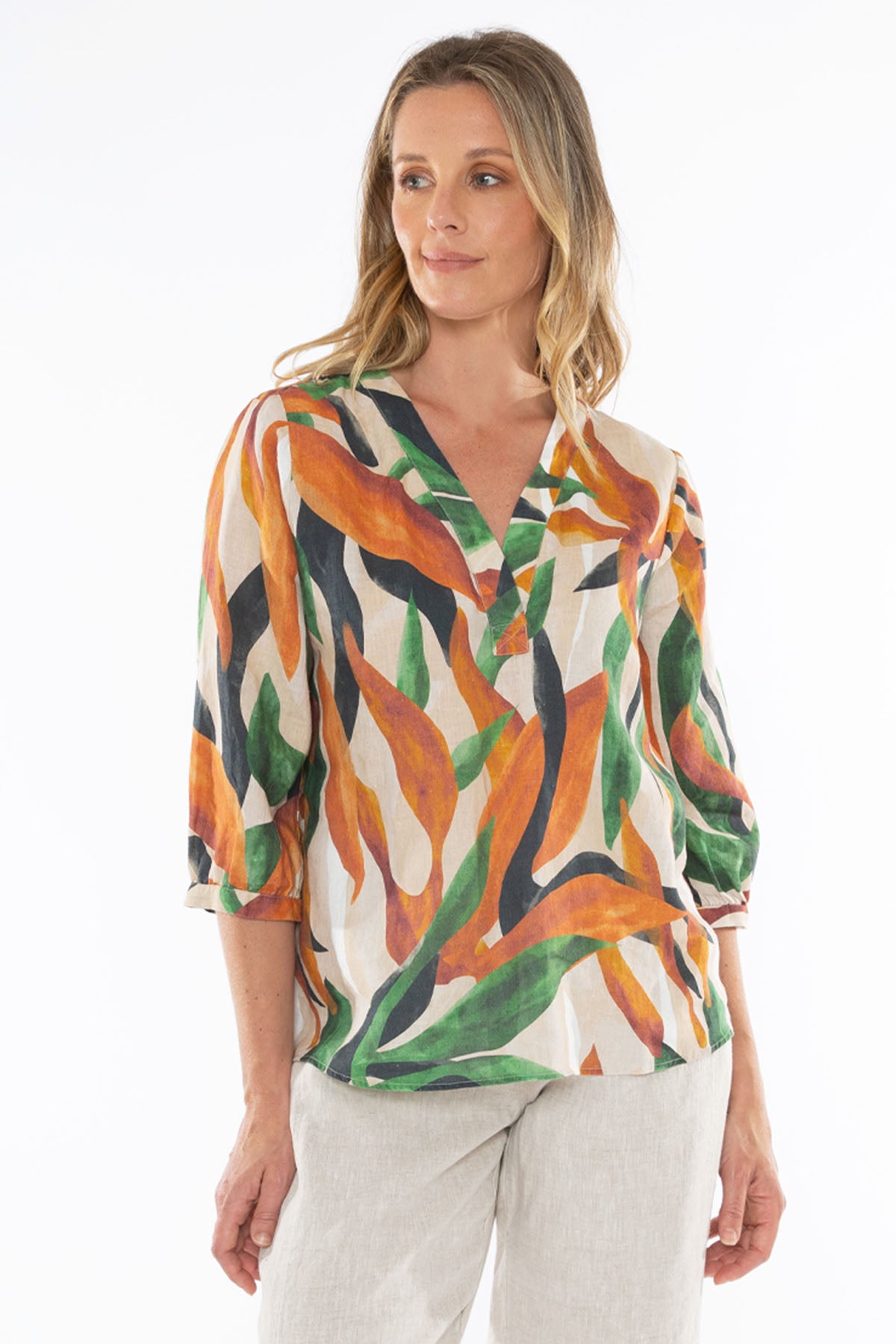Women's Desert Garden Top in Multicolour