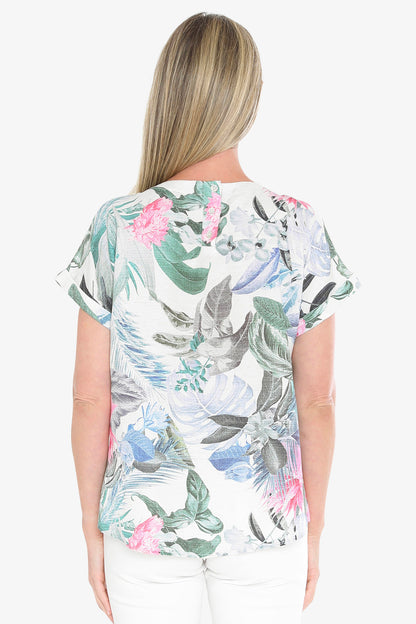 Womens Dusk Jungle Top Multicolor 596j3171a
