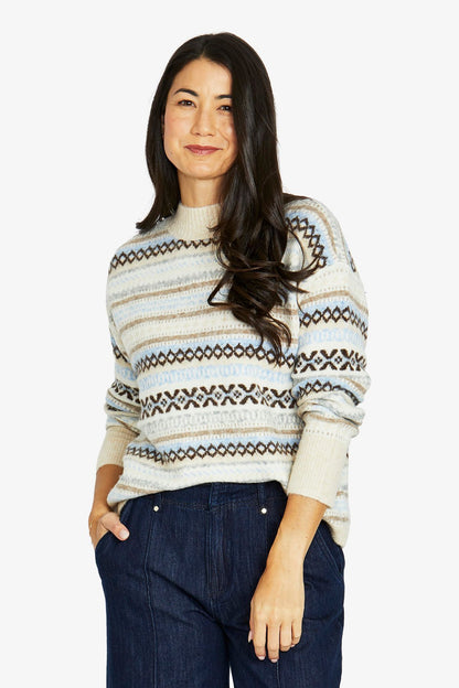 Womens Fairisle Pullover Multicolor 60611021a
