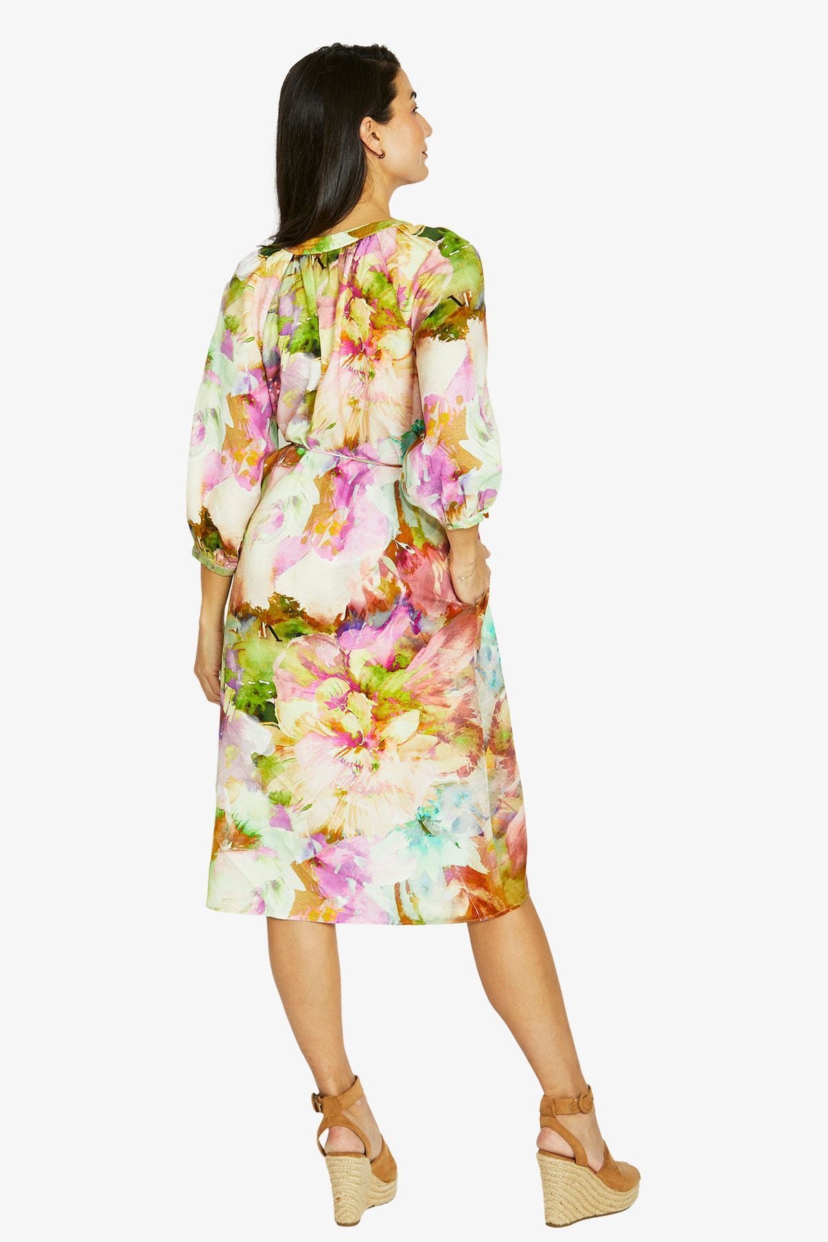 Womens Flower Bomb Dress Multicolor 606j5056a