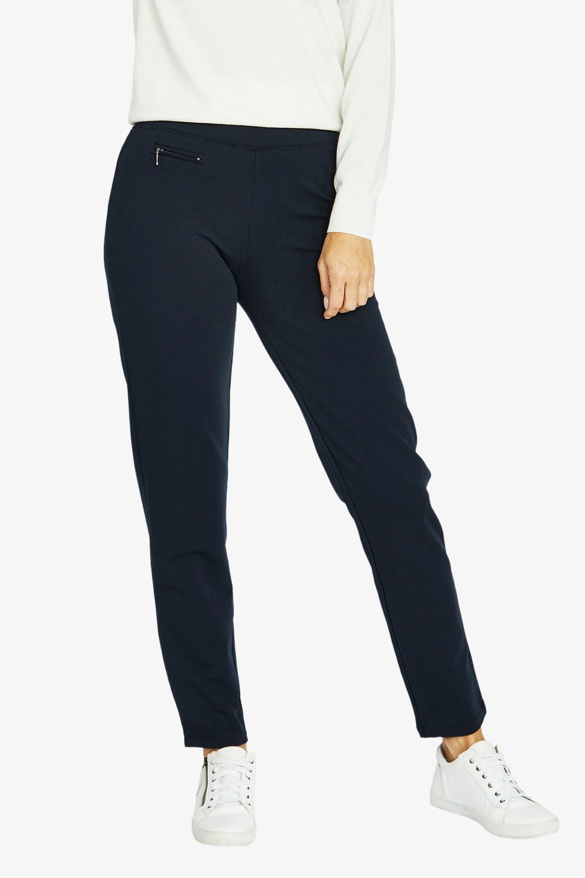 Womens Full Length Trackpant Navy 60617014a
