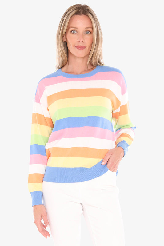 Womens Gelati Stripe Pullover Multicolor 59611010a