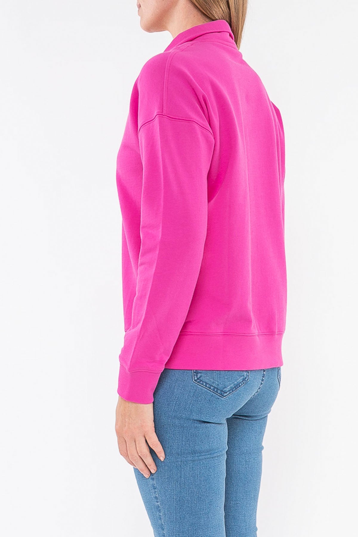 Half Zip Sweat Rose