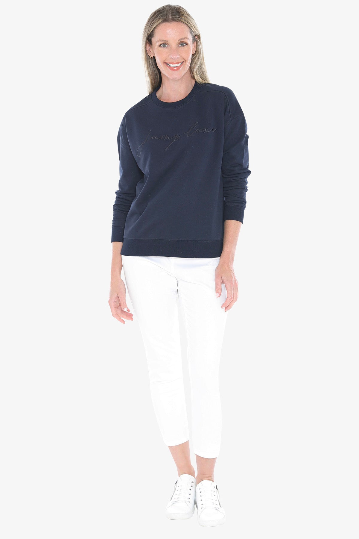Womens Jump Luxe Sweat Top Navy 59612021a
