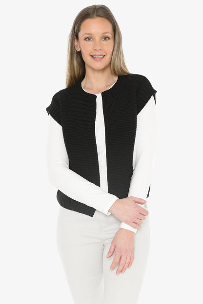 Knit Gilet in Black