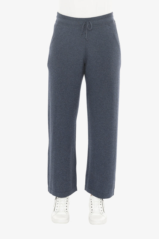 Knit Pant in Indigo Marle