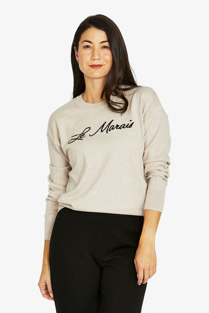 Womens Le Marais Pullover Beige 60611072a