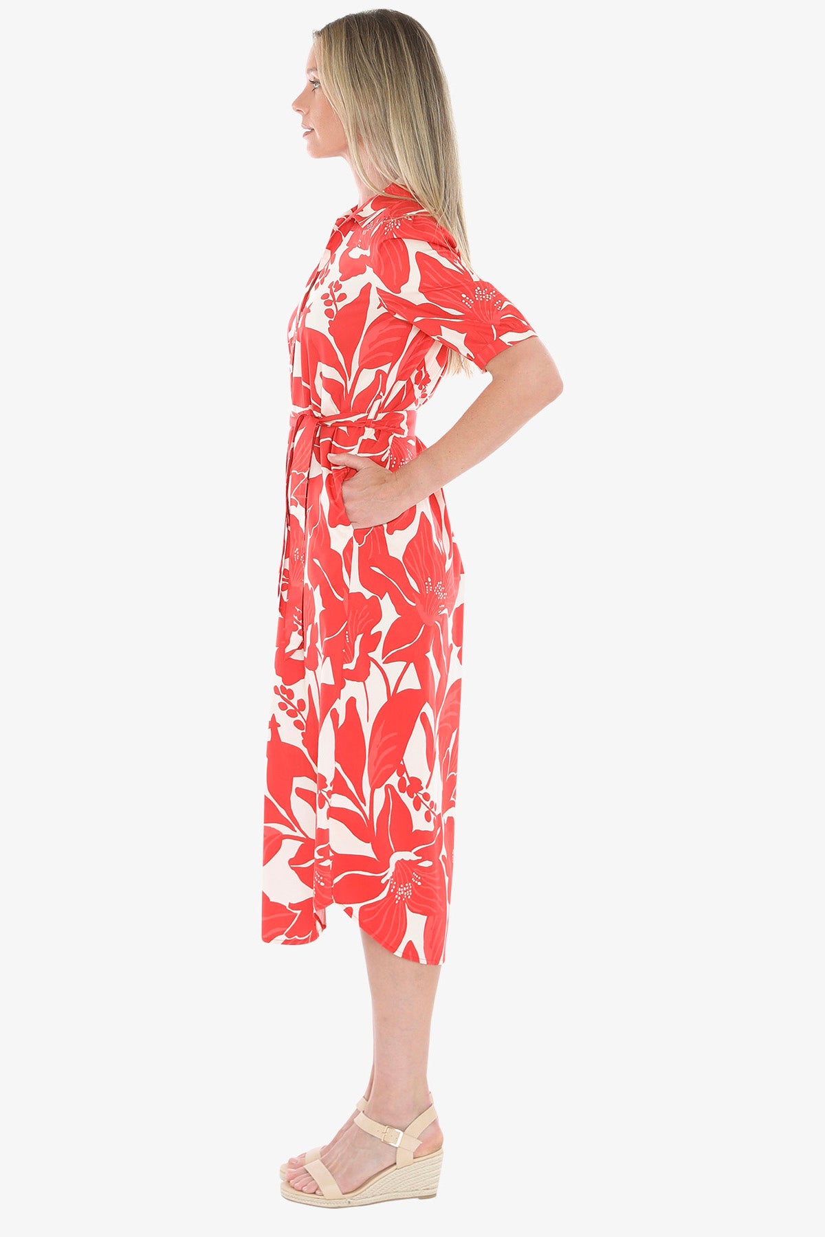 Womens Lily Mono Dress Red 596j5047a