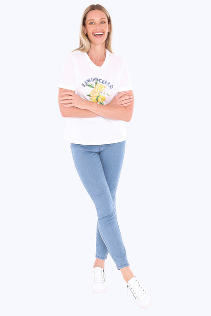 Womens Limoncello Tee White 59612014a