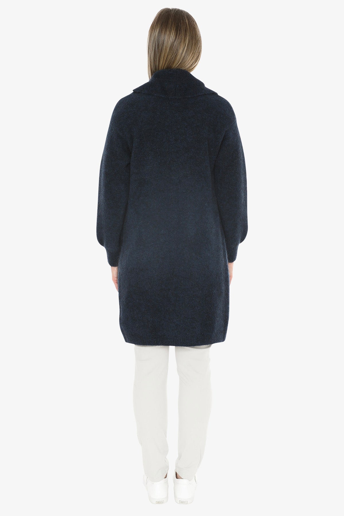Luxe Long Cardigan in Midnight