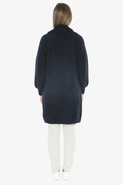 Luxe Long Cardigan in Midnight