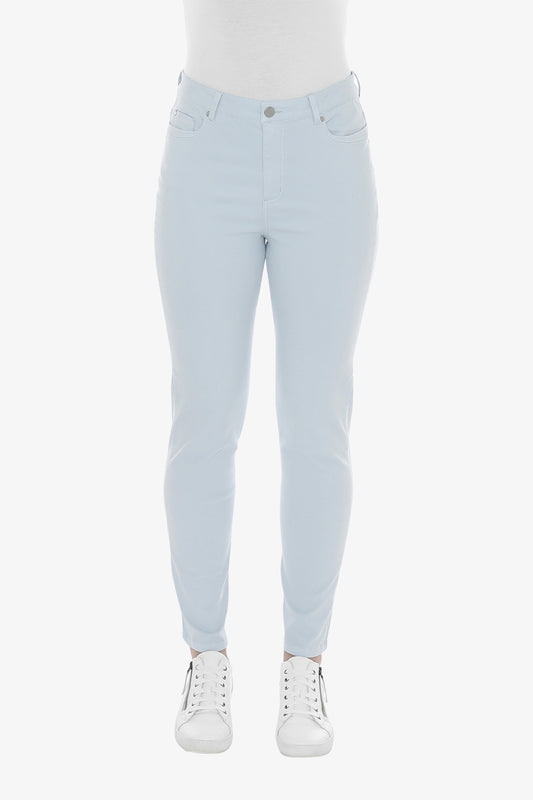 Luxury Detail Pocket Jean in Soft Blue
