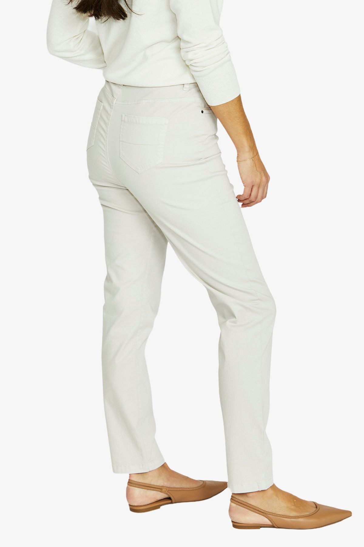 Womens Luxury Pkt Trim Jean Grey 606j7025a