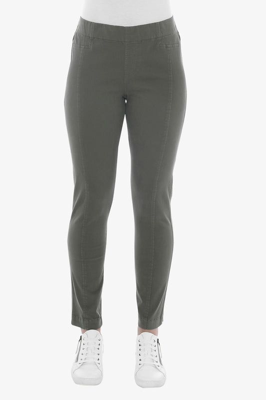 Luxury Seam Jegging in Khaki