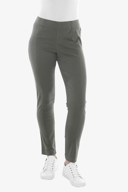 Luxury Seam Jegging in Khaki
